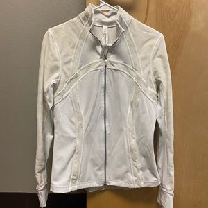 Lululemon whit zip up jacket